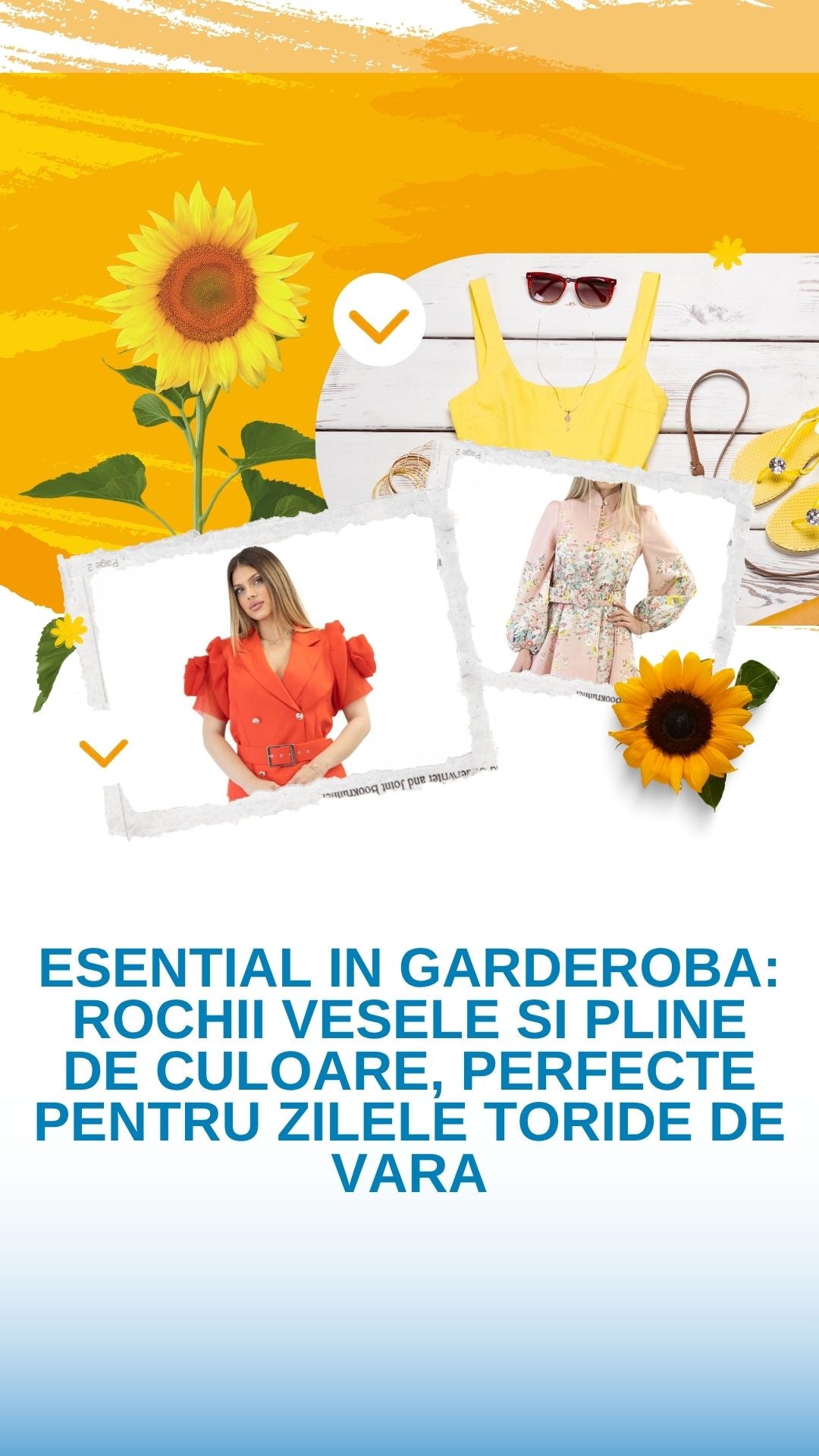Esential în garderobă: rochii vesele și pline de culoare, perfecte pentru zilele toride de vara