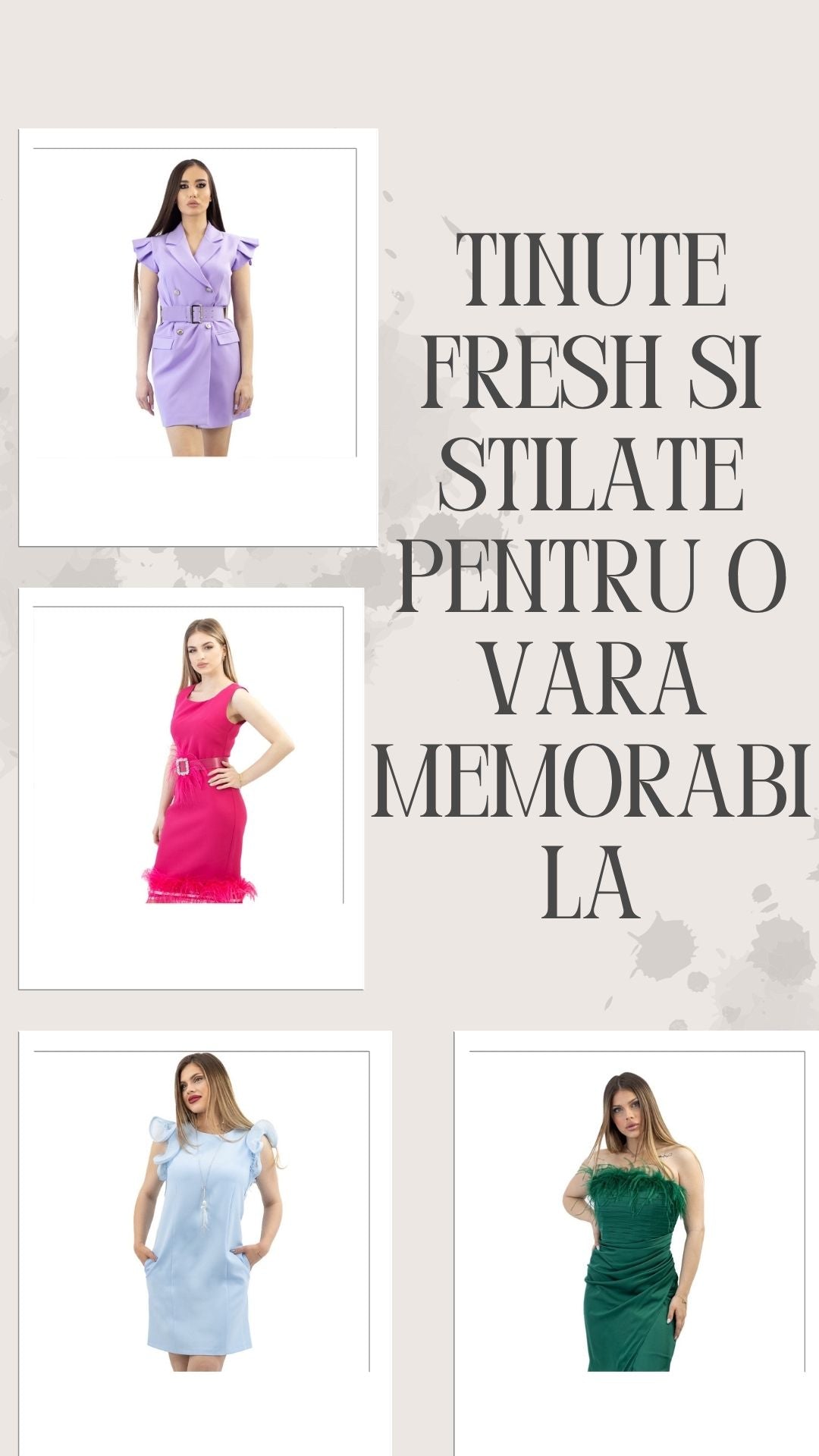 Tinute fresh si stilate pentru o vara memorabila