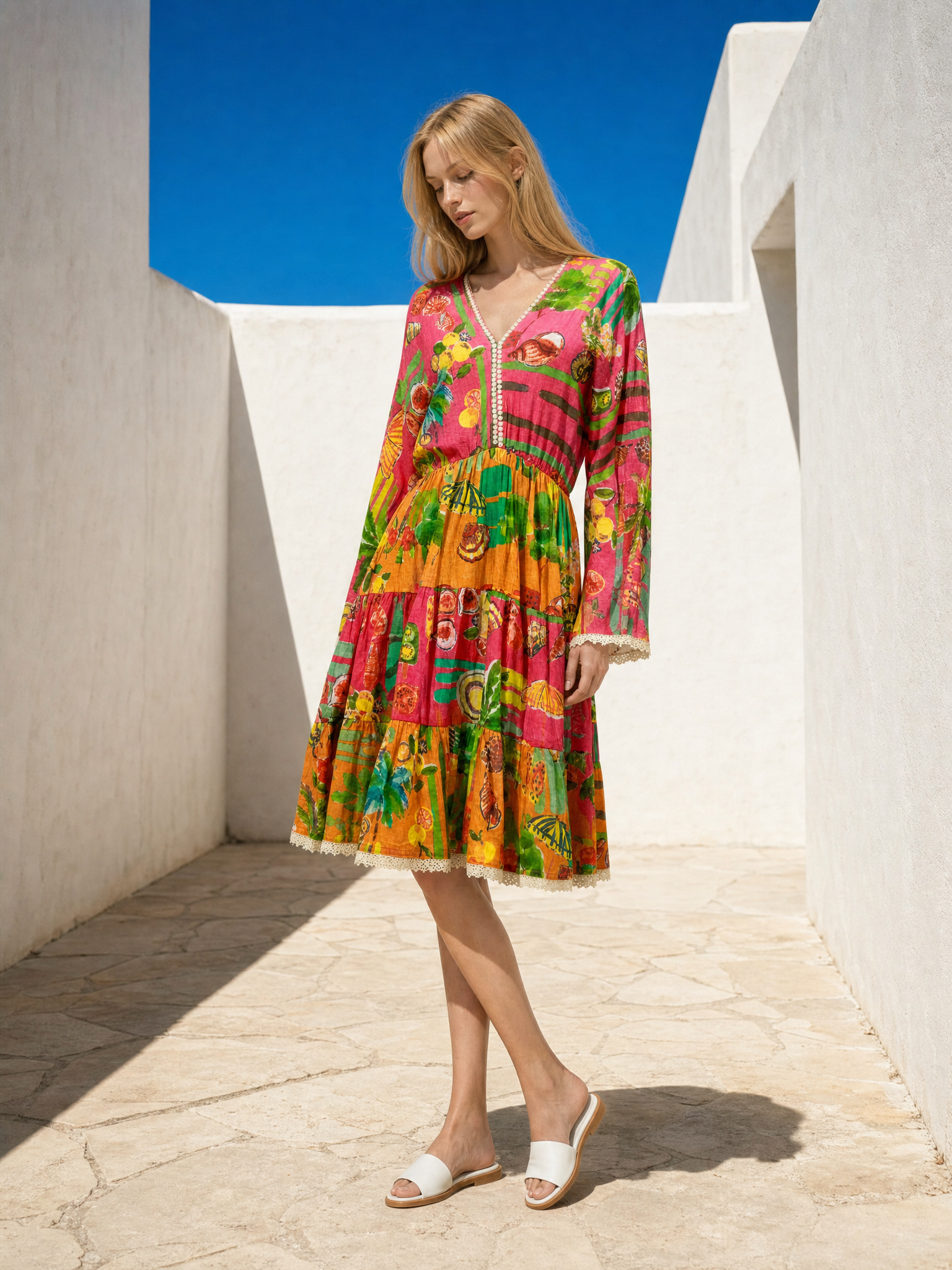 Rochie midi Valencia