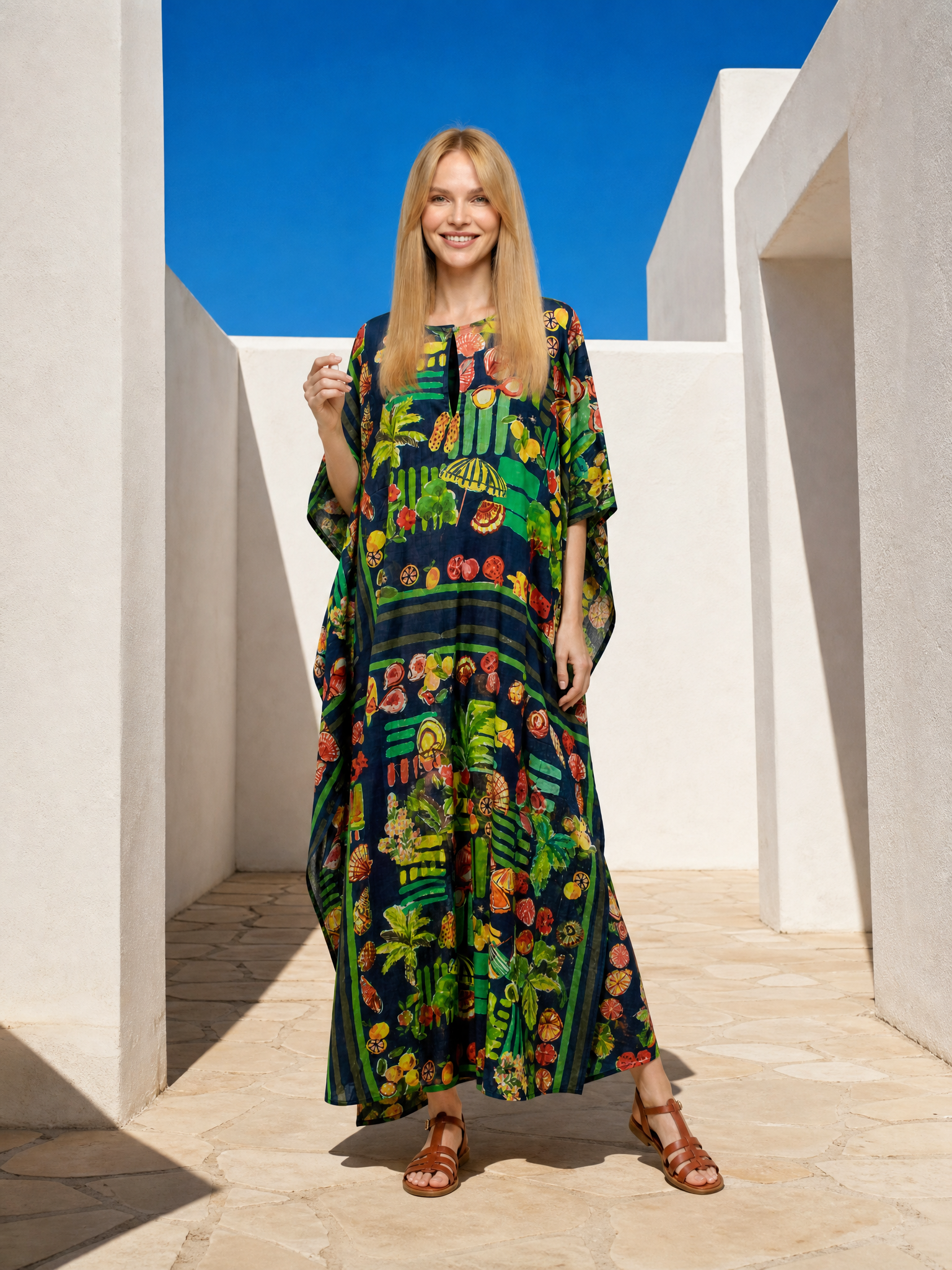 Rochie lunga Tropicalia