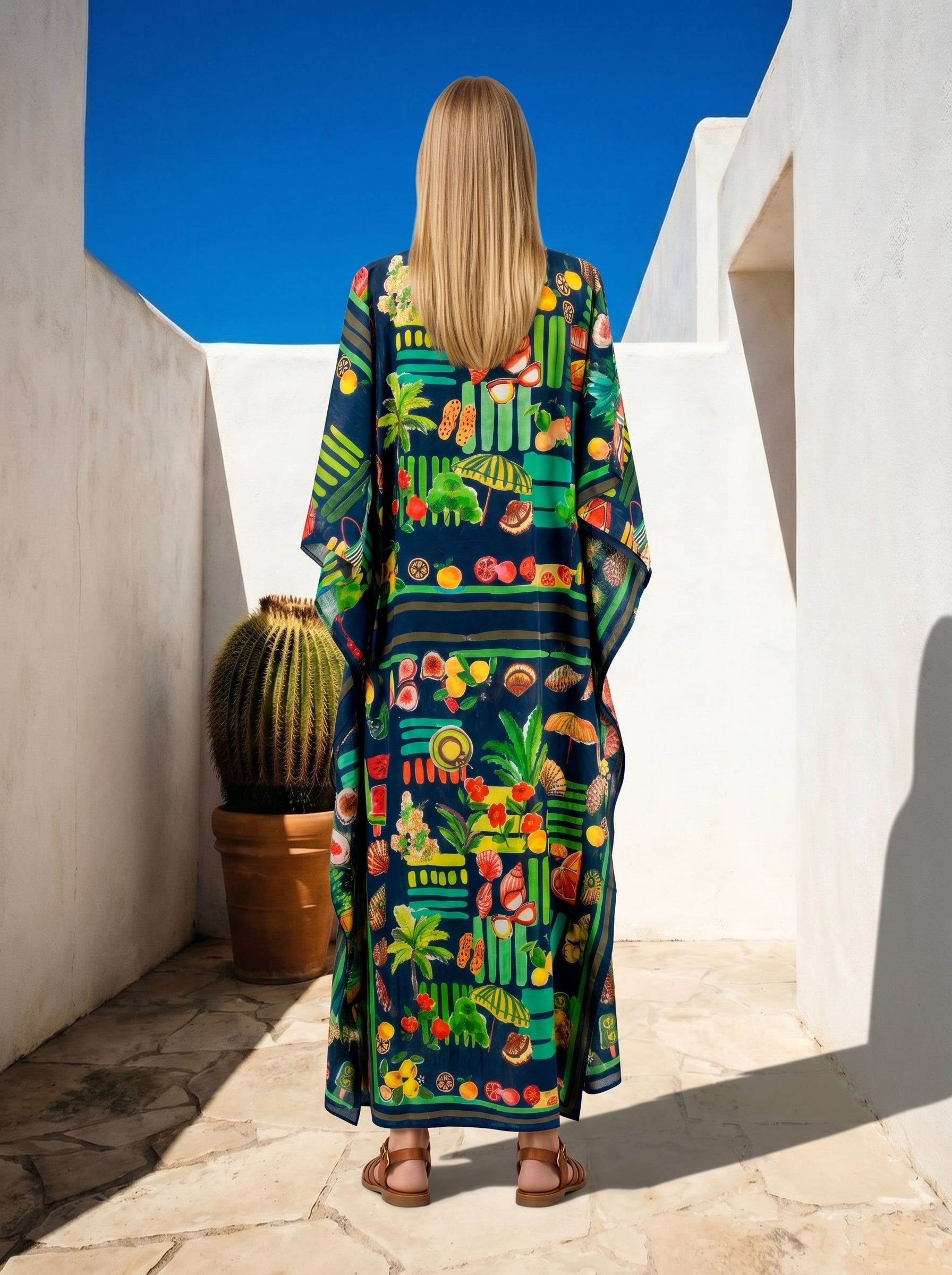 Rochie lunga Tropicalia